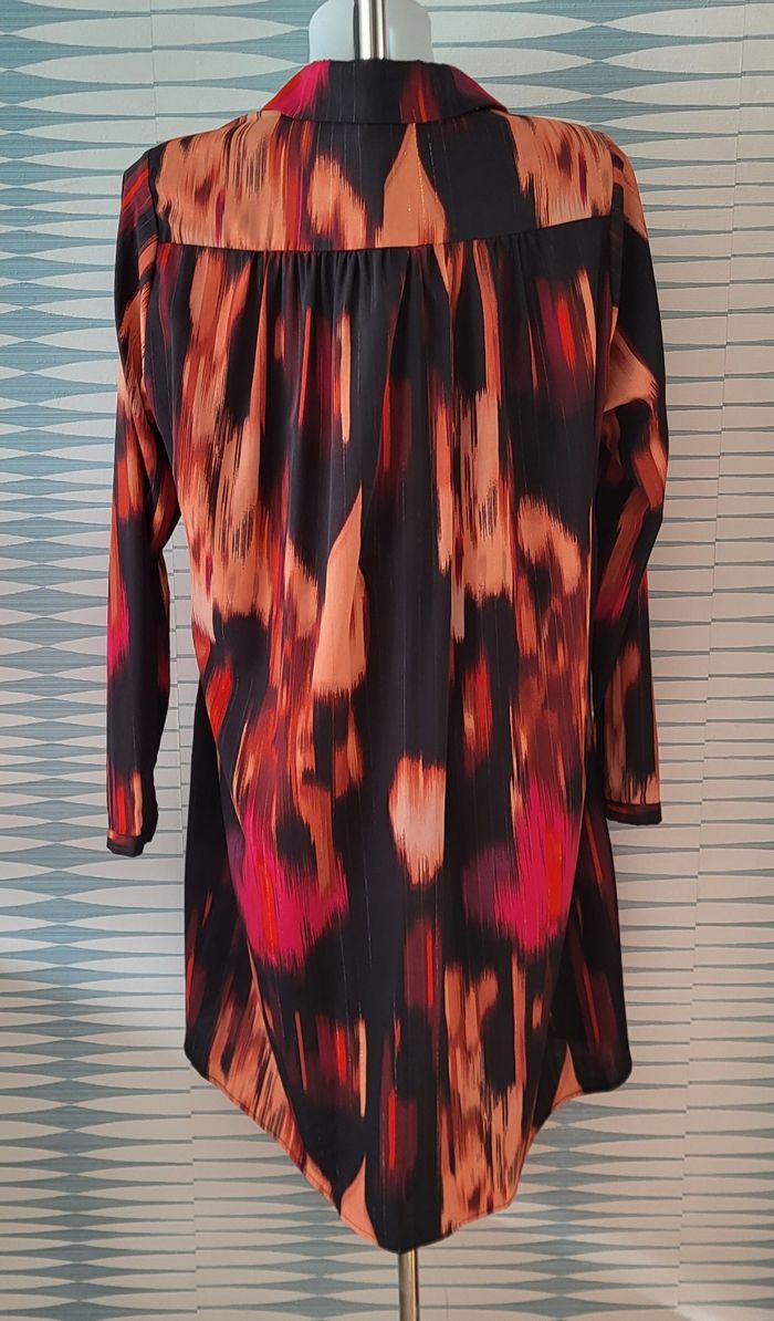 Robe chemise imprimée taille XL By One by Loïcia Curve neuve avec étiquette - photo numéro 8