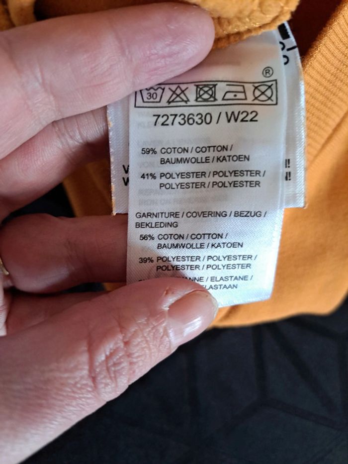 Sweat moutarde 6 mois - photo numéro 3