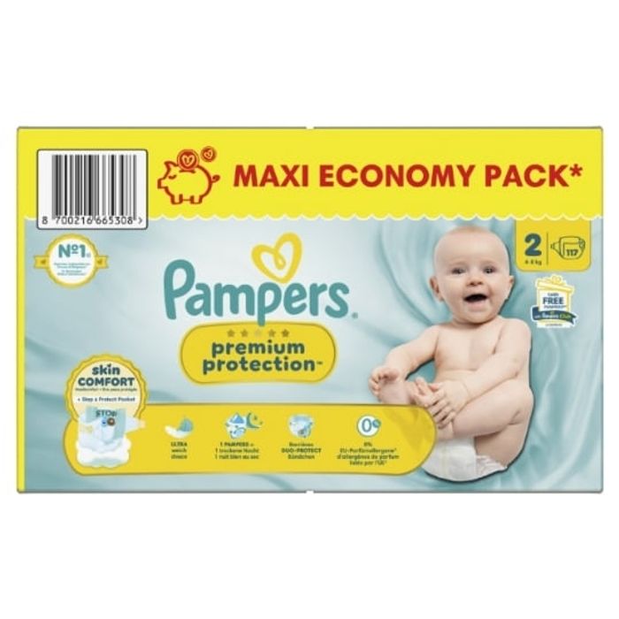 Couches pampers  taille 2