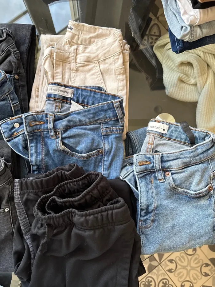 Lot de 10 jeans/survet taille 34 - photo numéro 4