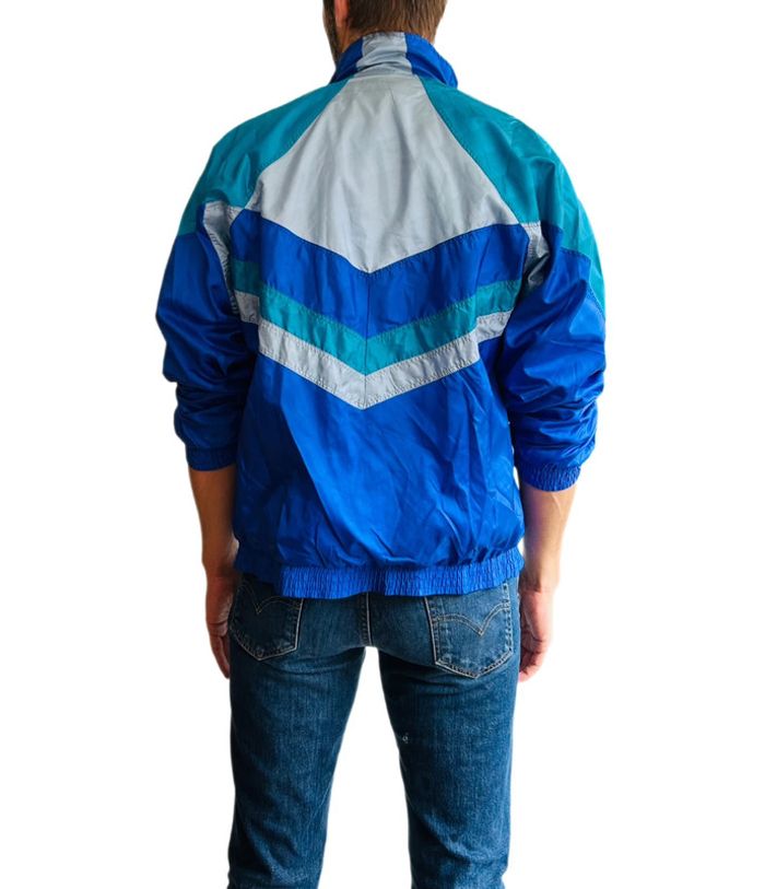 🔷Veste survêtement vintage Leopard Streetwear Color block vibes 90s Track Jacket🔷 - photo numéro 6