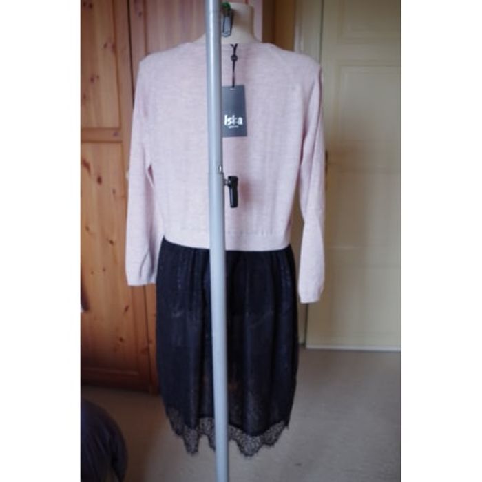 Robe mi-longue bi matière Yumi T42 - photo numéro 4