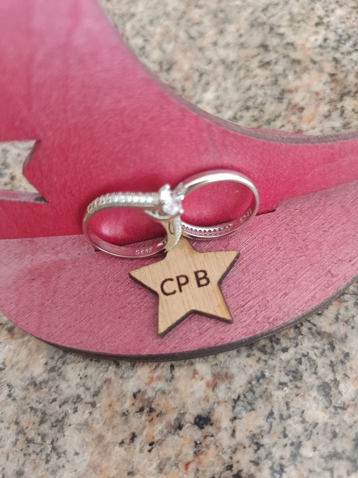 Bague de fiançailles neuve taille 54 - photo numéro 2