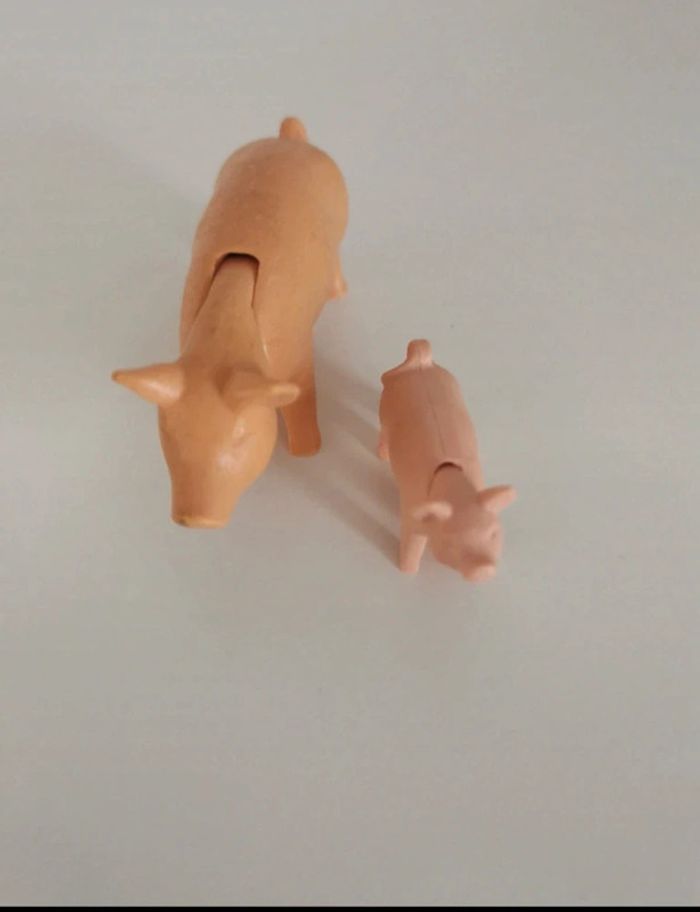 Playmobil lot animaux cochon et son petit porcelet - photo numéro 4