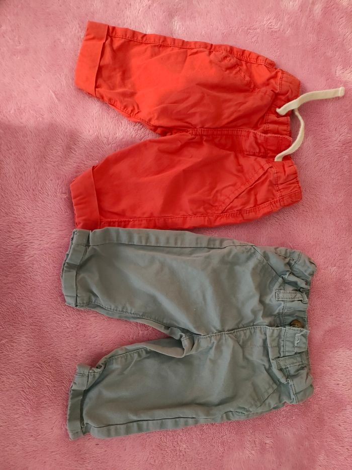 Lot 5 pantalons 3 mois garçon - photo numéro 2
