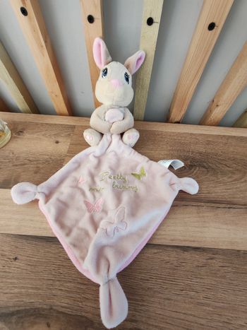 Lapin pan pan Disney beige et rose