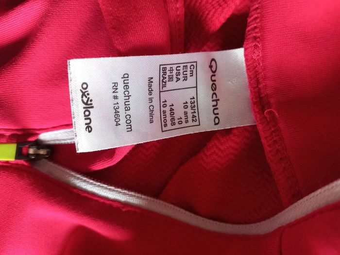 Sous pull rose quechua 10ans - photo numéro 5