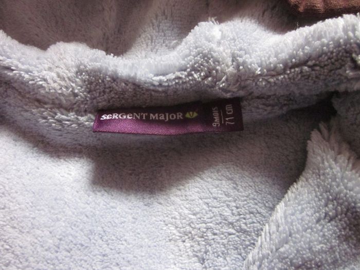 Veste à capuche zippée chaude 9 mois - photo numéro 4