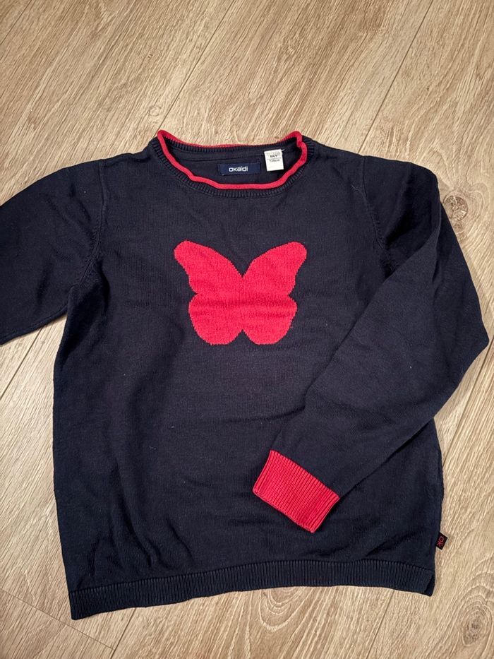 Pull papillon 8 ans