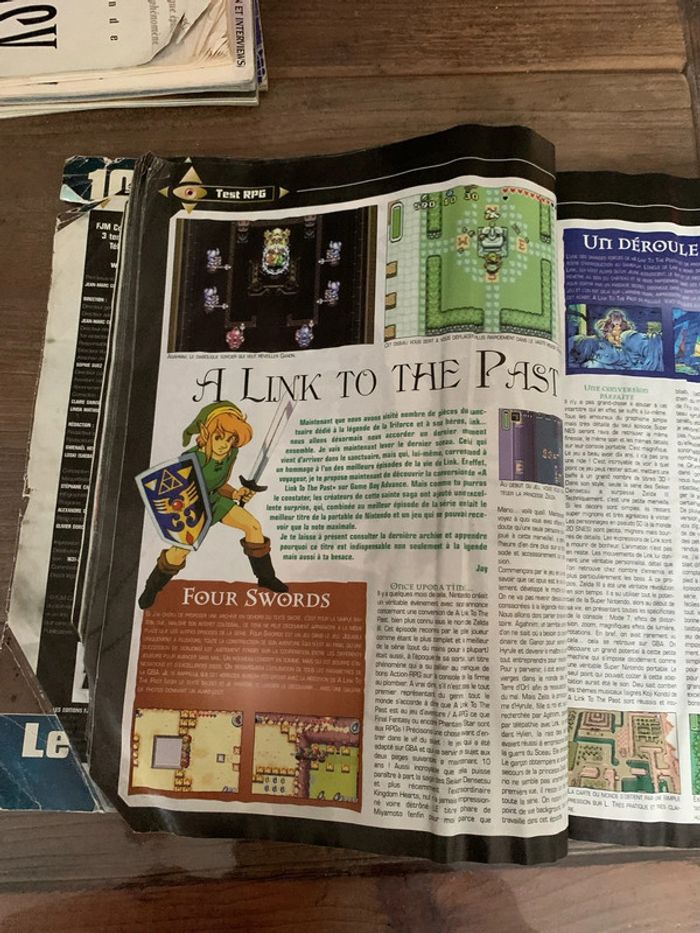 Ancien magazine retrogaming - 2003 - gameplay rpg - the légend of Zelda - photo numéro 5