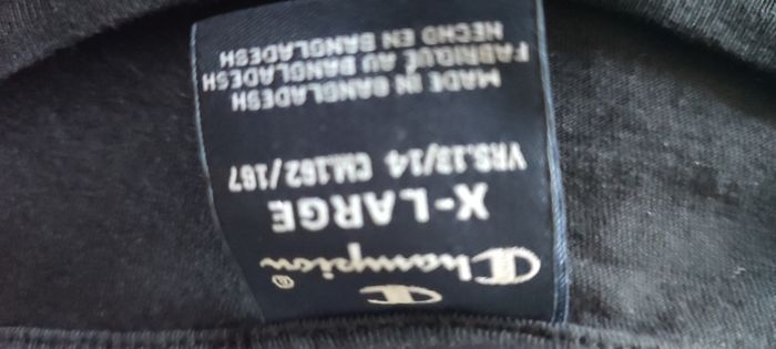 Tee shirt champion 13 14 ans - photo numéro 6