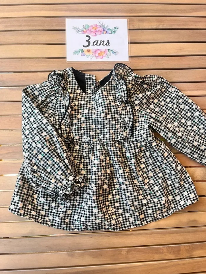 Blouse chemise Zara 3 ans