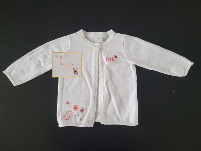 Gilet blanc Winnie 6 mois