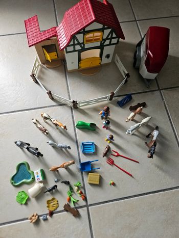 Poney Club + van Playmobil