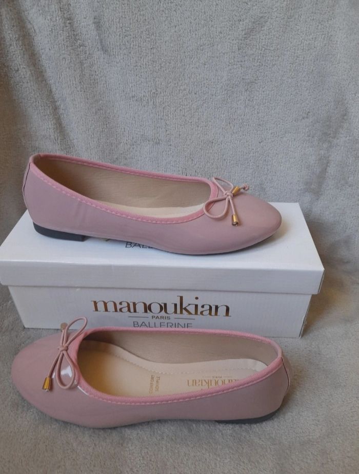 Ballerines Manoukian roses