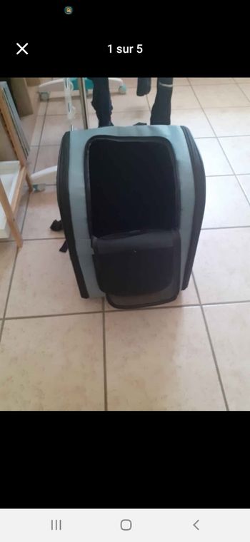 Sac transport chien