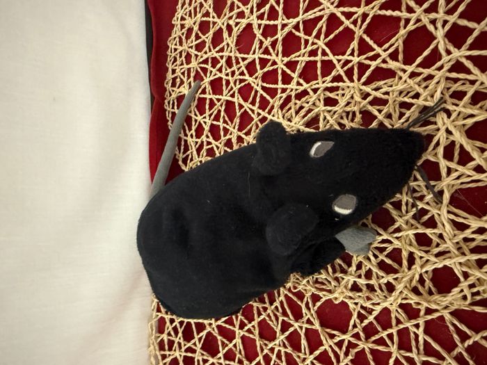 Doudou rat noir IKEA - photo numéro 3