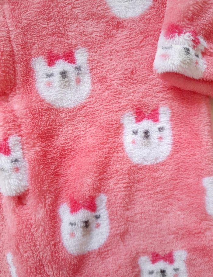 Pyjama hiver  fille polaire 6 mois Bébé rêve - photo numéro 5