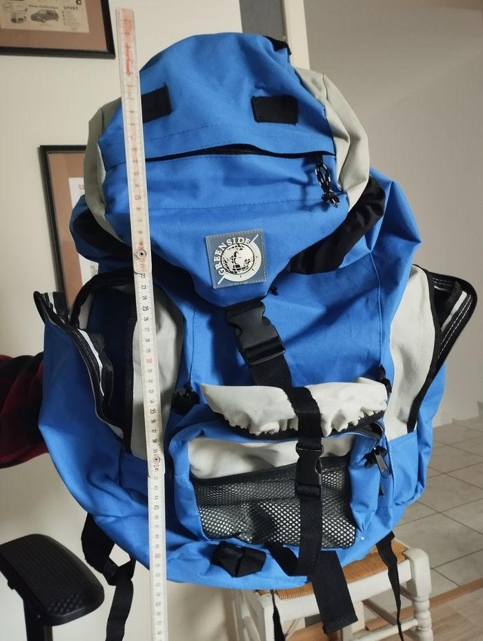 Grand sac a dos de randonnée bleu - photo numéro 5