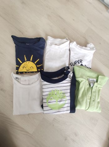Lot t-shirt manches courtes