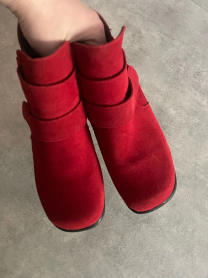 Bottines "Camille" Rouge - photo numéro 6