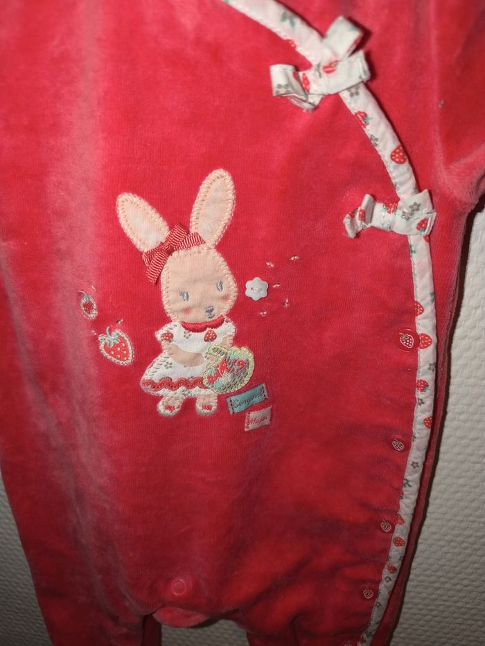 Pyjama velours sergent major 3 mois - photo numéro 2