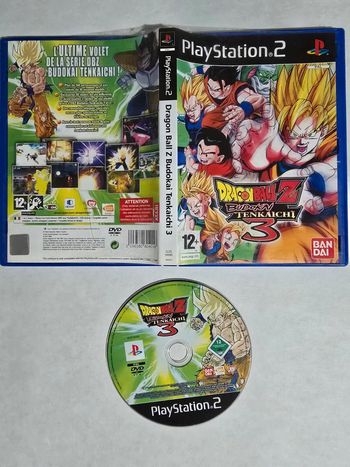 Jeu PlayStation ps2 dragonball z budokai tenkaichi 3