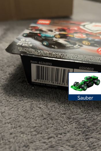Lego 71049 Formule 1 Sauber