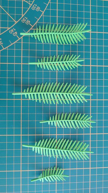 Lot x6 feuilles de palmier référence 30616430 pièce détachée Playmobil #E33