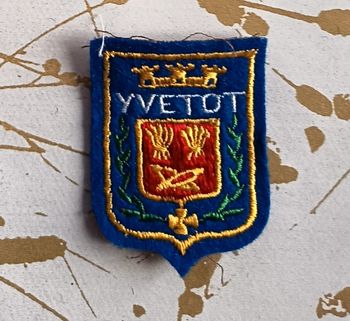 Écusson / blason à coudre ville de Yvetot