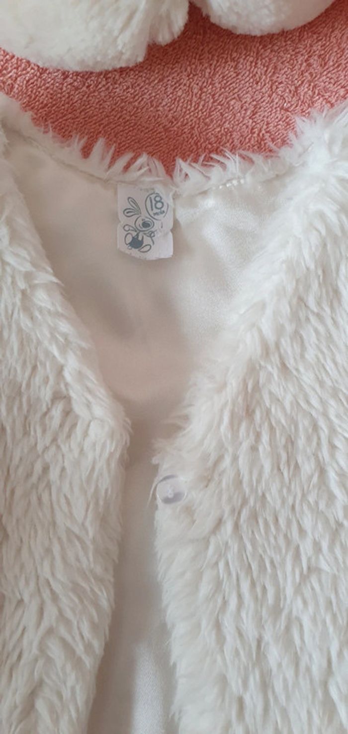 Gilet en moumoute sans manches taille 18 mois - photo numéro 2