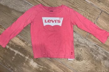 T-shirt Levi's Rose Manches Longues - Fille 24 mois / 92 cm