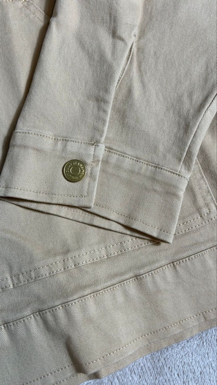 Veste Tommy Hilfiger - Coton Biologique - Beige taille XL - photo numéro 3