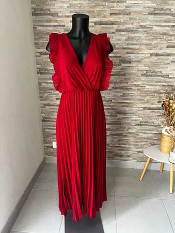 Robe bordeaux de cérémonie