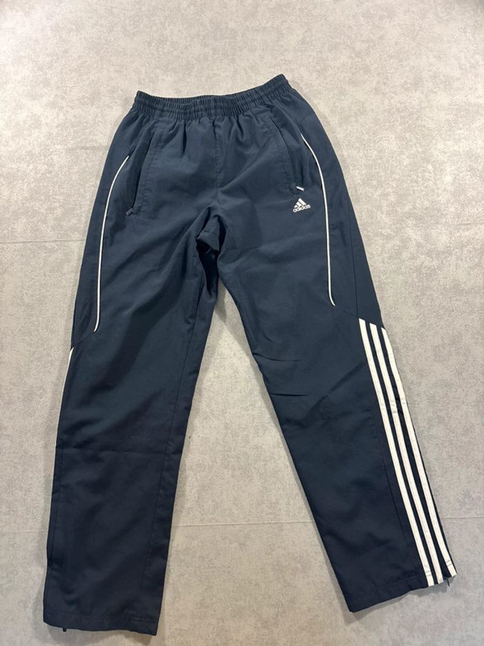 Ensemble de survêtement Adidas Vintage Brodé Bleu marine et gris Taille XS - photo numéro 11