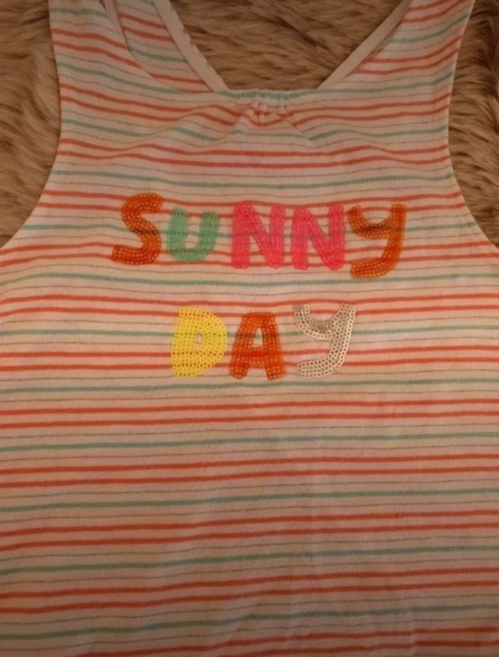 Débardeur rayé orchestra 10 ans - photo numéro 3