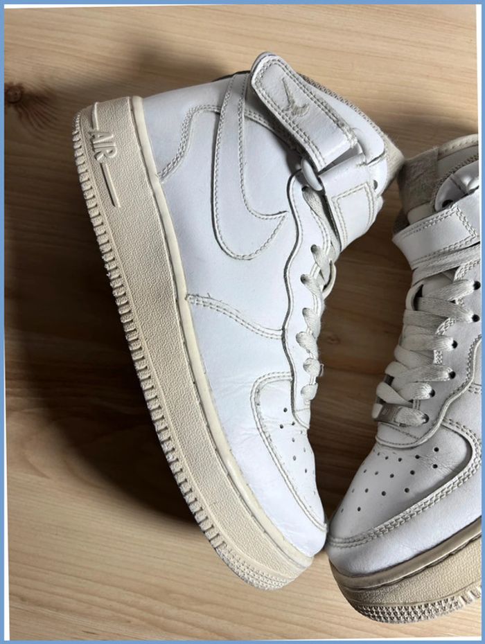 Nike Air Force 1 Mid Blanche – Pointure 38.5 Femme - photo numéro 6