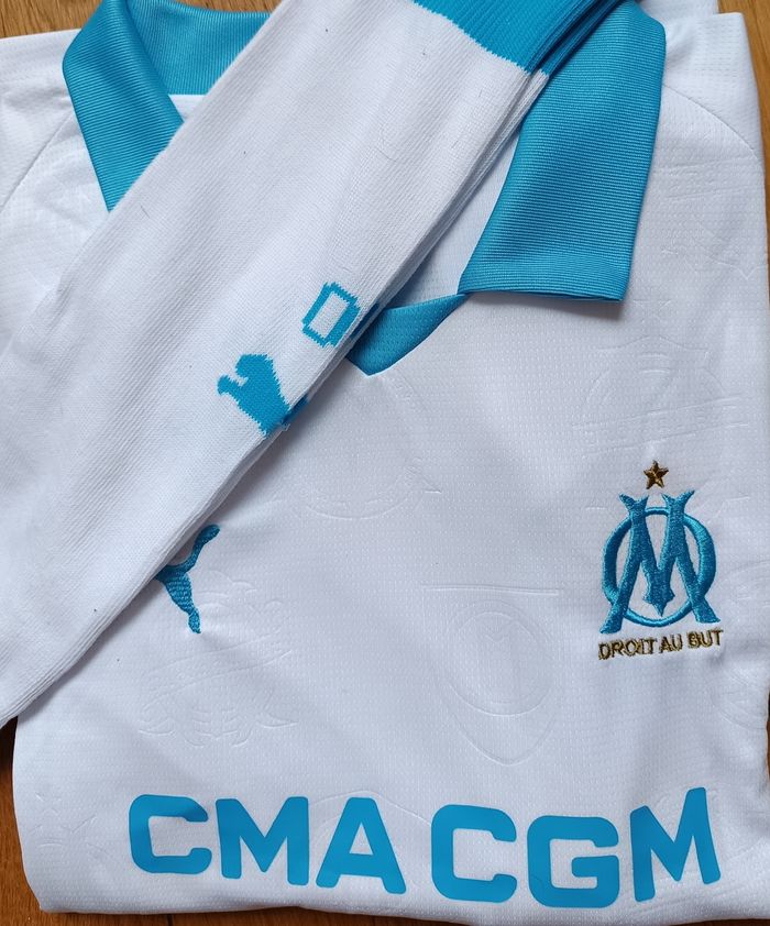 Maillot Marseille taille 12 ans blanc domicile 2026 - photo numéro 4