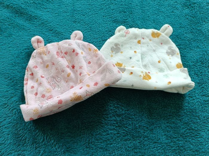 Lot de 2 bonnets