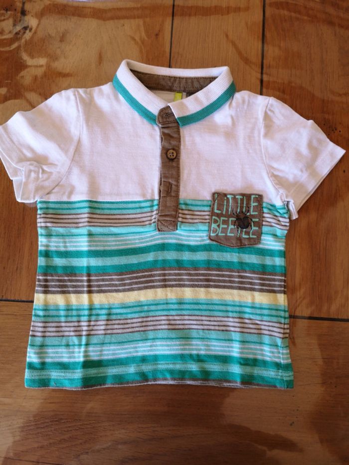 Polo manches courtes 12 mois garçon
