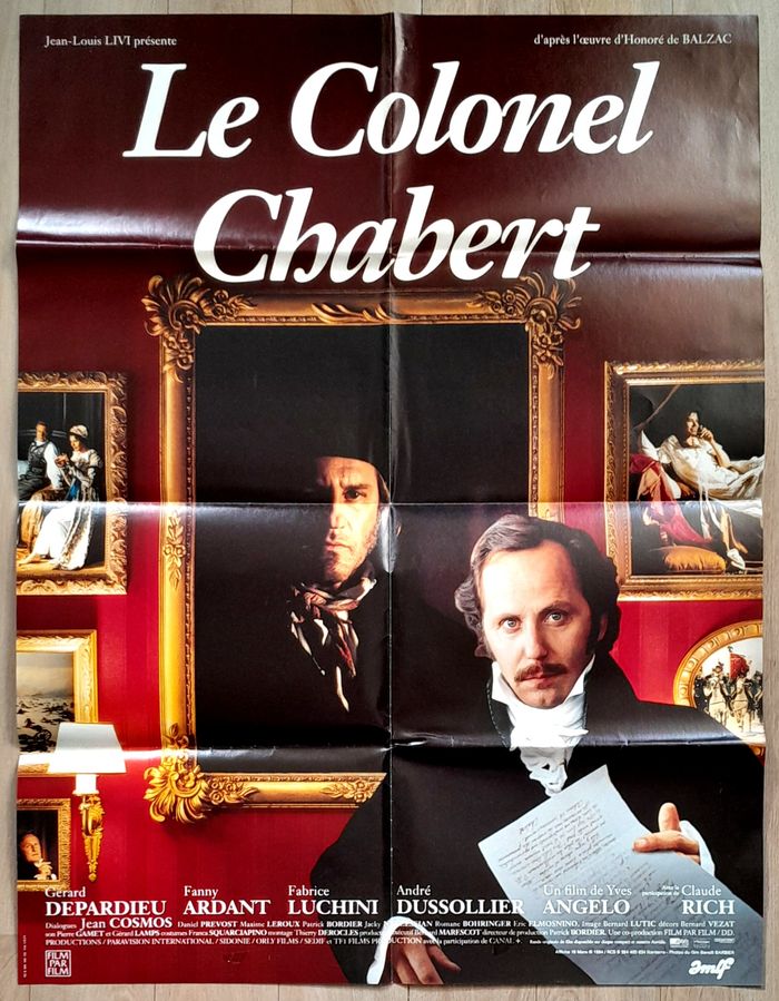 Grande affiche film cinéma le colonel chabert