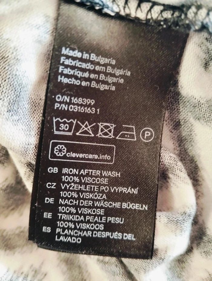 Débardeur graphique noir et blanc H&M S - photo numéro 8