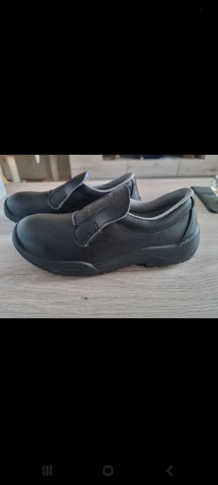 Chaussure de cuisine sécurité T38 Noir - photo numéro 3
