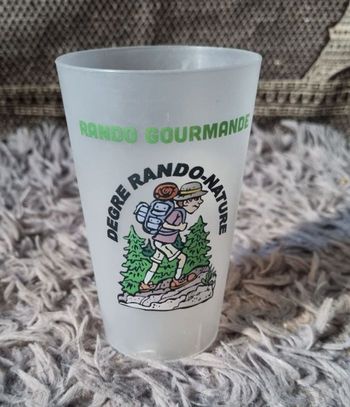 Verre en plastique 30cl (Rando gourmande Degre rando-nature)
