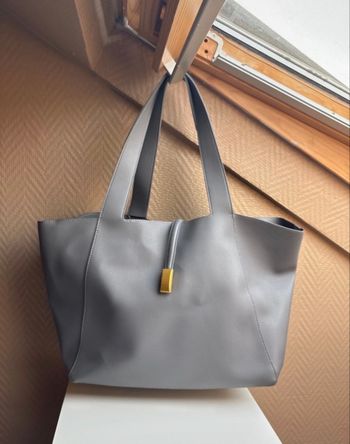 Grand sac de cours four tout gris
