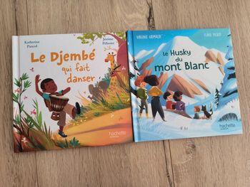 Lot 2 livres McDo le Djembé et le husky