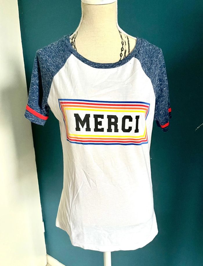 TEE shirt à courte manche bicolore femme