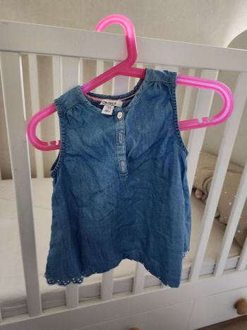 Blouse bleue Okaidi
