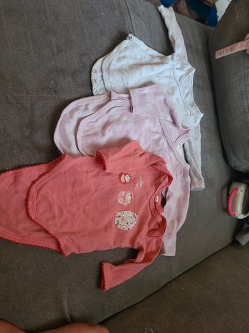 Lot bodie manches longues x3