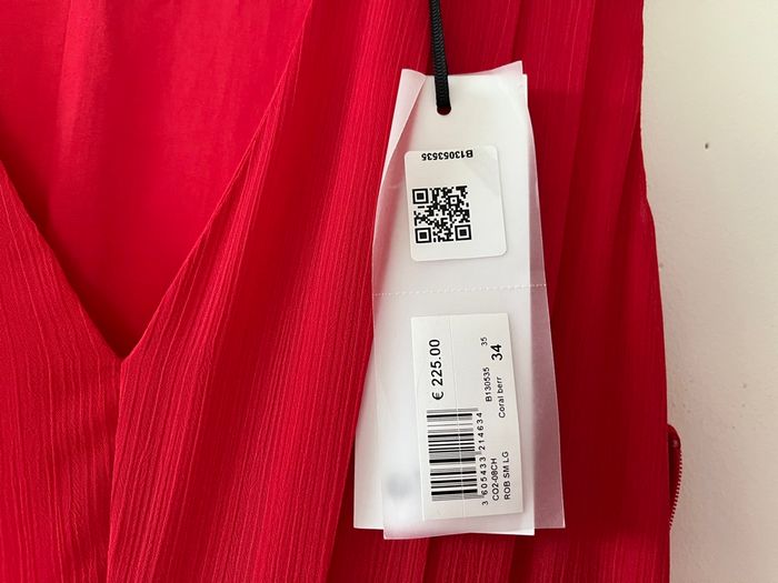 Robe longue corail Ikks taille 34 - photo numéro 6